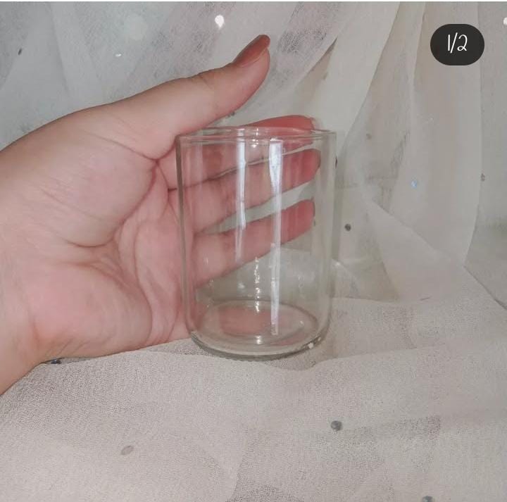 Little Empty candle glasses