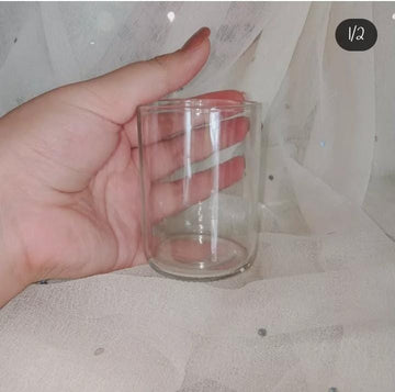 Little Empty candle glasses